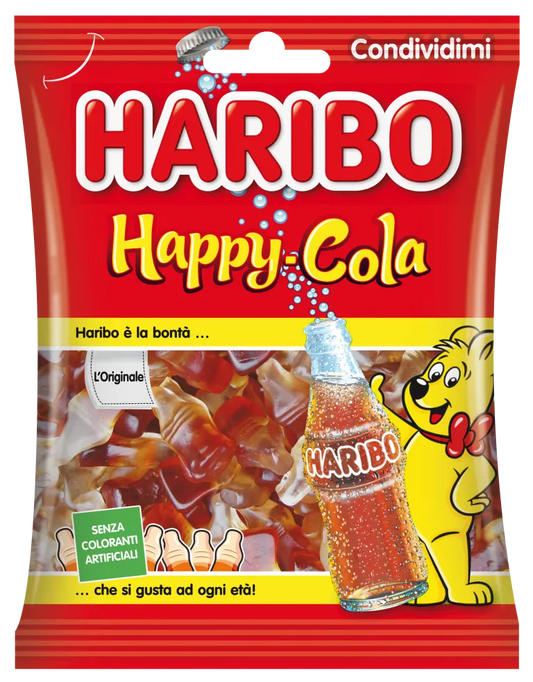 Haribo Happy Cola 100gx30 (0,85 + Iva)