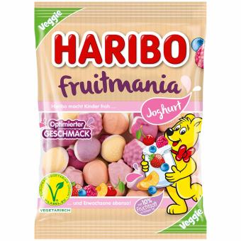 Haribo Fruitmania yogurt vegetariano 160g