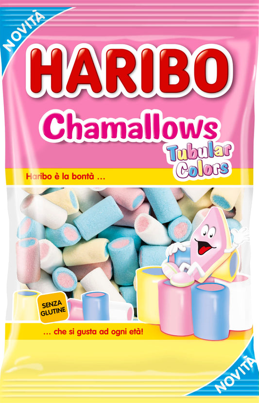 Haribo Chamallows Tubular Colors 90gx30 (0,85 + Iva)
