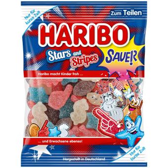 Haribo Stars and Stripes sauer 175g